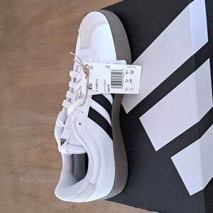 Adidas VL Court 3.0 - Color: White/Black/Grey - Size: Women 7